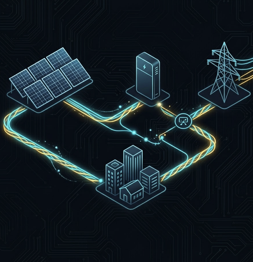 Energy flow visualization